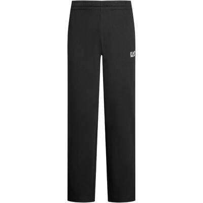 EA7 FW24 Letter Logo Printed Drawstring Straight Leg Casual Pants Men Bottoms Black 8NPP65-PJVRZ-1200