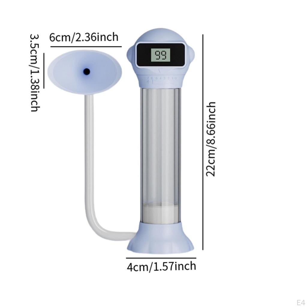 Breathing Exercise Device Practical Home Gym Compact with Count Lung Trainer