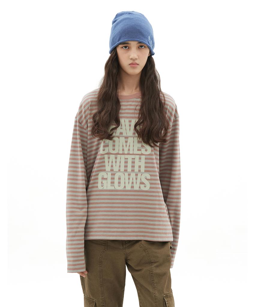 DEFGARMENTS Heaven Lettering Stripe Long Sleeve [2Color]