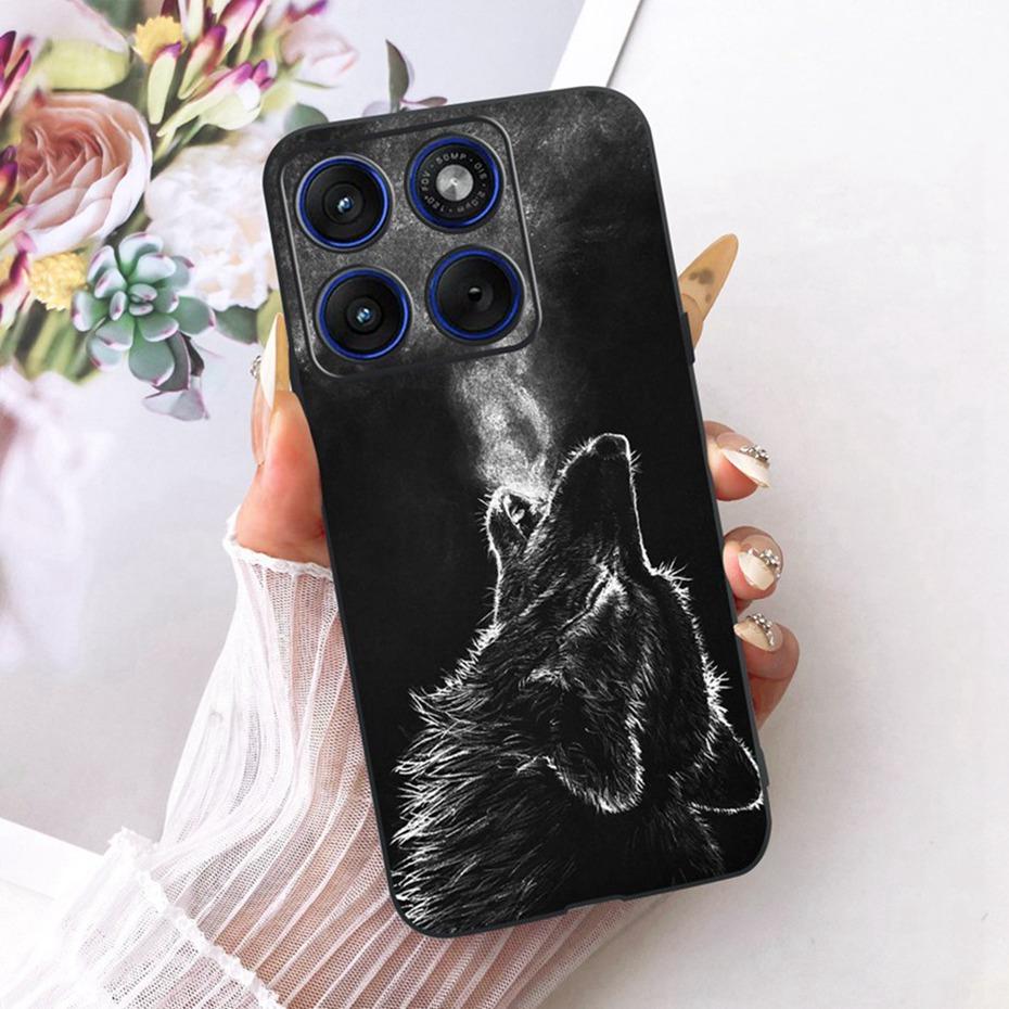 

Fashion Cool Case For Motorola Edge 70 / Moto X70 Air 5G Soft Black Silicone TPU Back Cover For Motorola Edge70 Phone Cases Moto X70 Air