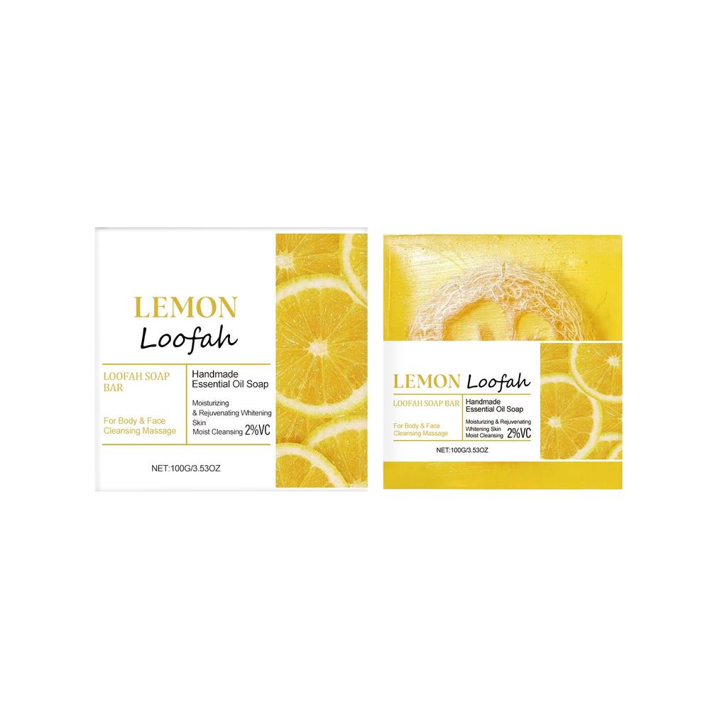 Lemon Soap Skin Brightening And Degreasing Refreshing Cleansing Bath Soap