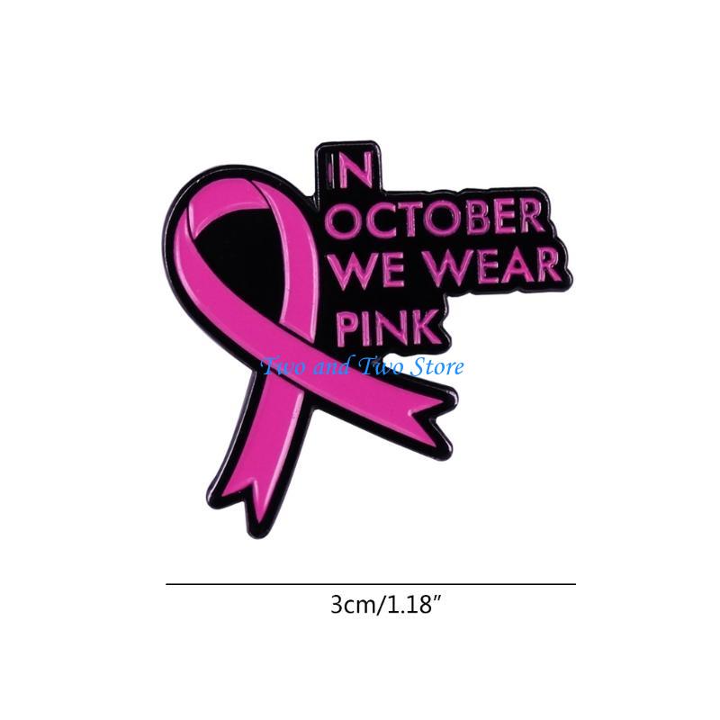 HX6F Awareness Enamel Brooch Lapel Pins Brooches Badges Jewelry Accessory Gift