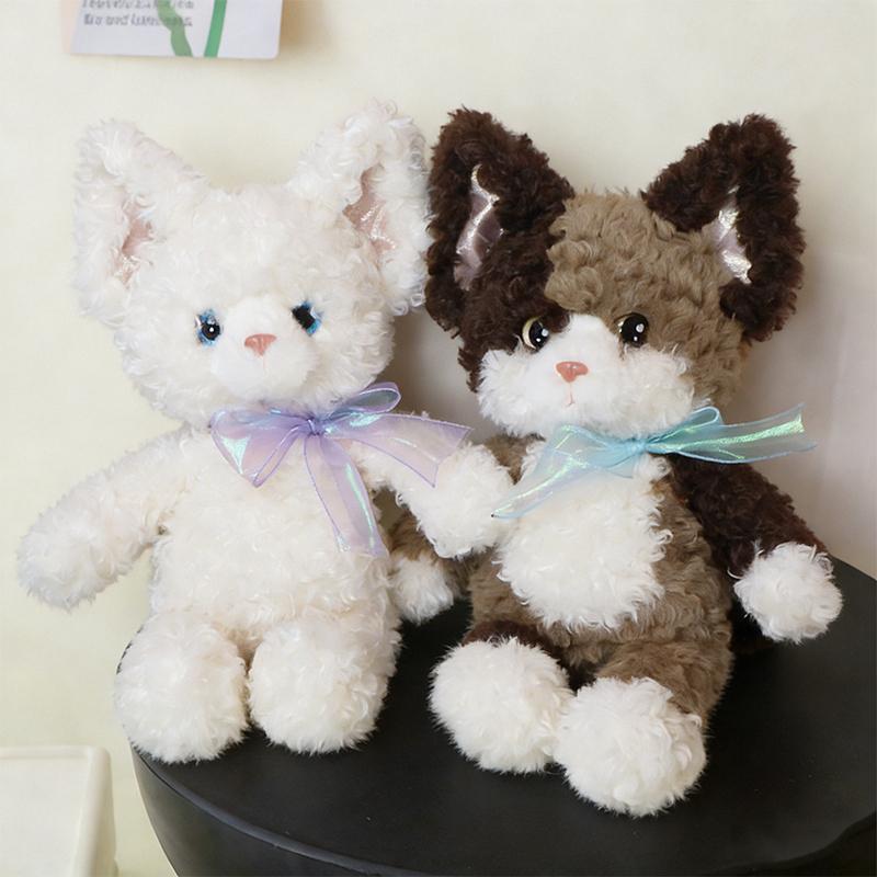 Cute Soft Cat Cow Cat Plush Toys Siamese Kitten Pillow Bed Sleep Home Decor Doll For Birthday Gift