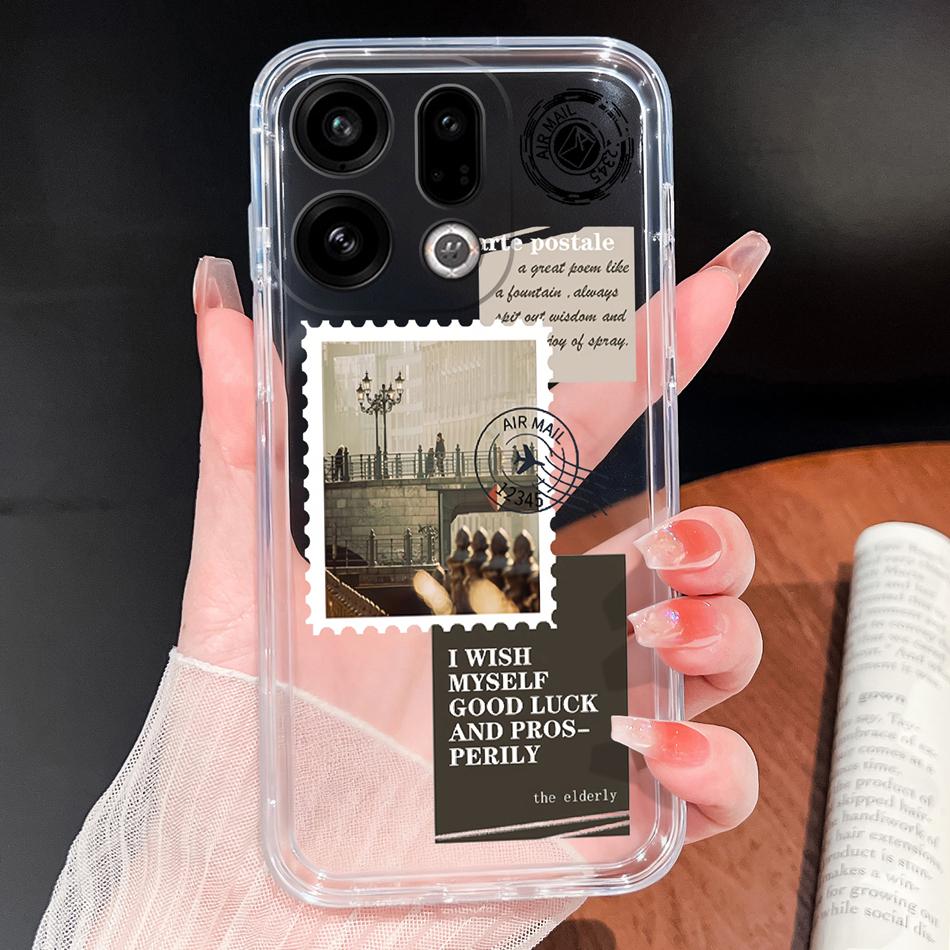 For Oppo Find X9 Pro Phone Case Unique Style Soft TPU Transparent Silicone Lightweight Cover For Oppo Find X 9 Protective Shell