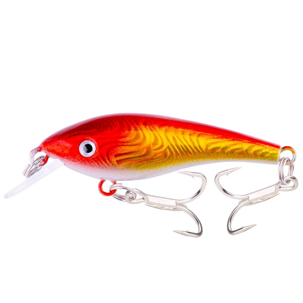 Swim Fish Fishing Lure 6.2cm 4.5g Artificial Hard Crank Bait Topwater Wobbler Japan Mini Fishing Crankbait Lure