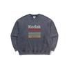 Rainbow Snow Wash Fleece Crewneck Navy