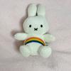 Kawaii Miffy Keychain Miffy Rabbit Doll Pendant Corduroy Little Rabbit Keychain Plush Cute Rabbit Figurine