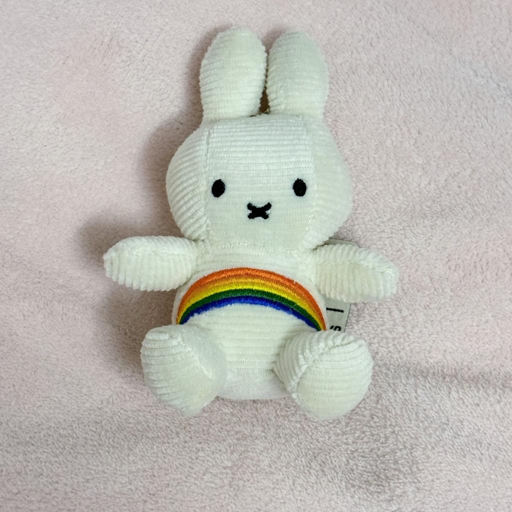 Kawaii Miffy Keychain Miffy Rabbit Doll Pendant Corduroy Little Rabbit Keychain Plush Cute Rabbit Figurine