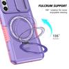 For Samsung Galaxy S21 FE 5G Case PC+TPU Magnetic Phone Shell with Slide Camera Cover