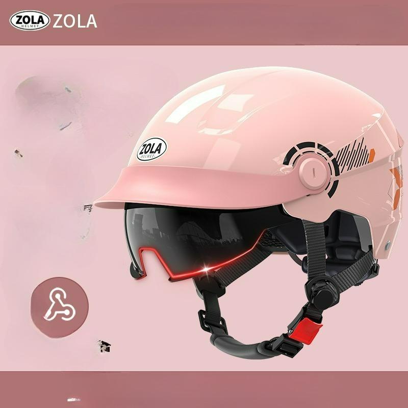 3C Certified Electric Vehicle Helmet Men s and Women s Summer Sunscreen Half Helmet Four Seasons Breathable Helmet
