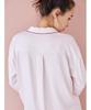 Gelato Pique Holiday Piping Satin Shirt PWFT245279 OWHT Free Size Women's