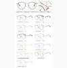 81565 Women's Fashionable Anti-Blue Light Oval Metal Frame Glasses