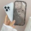 N83 Heart and Leaf Art Soft Wavy Phone Cases for iPhone 14 Pro Max 13 Mini 15 Plus XR 7 8 6 XS Max 12 11 Protective Bumper Cover