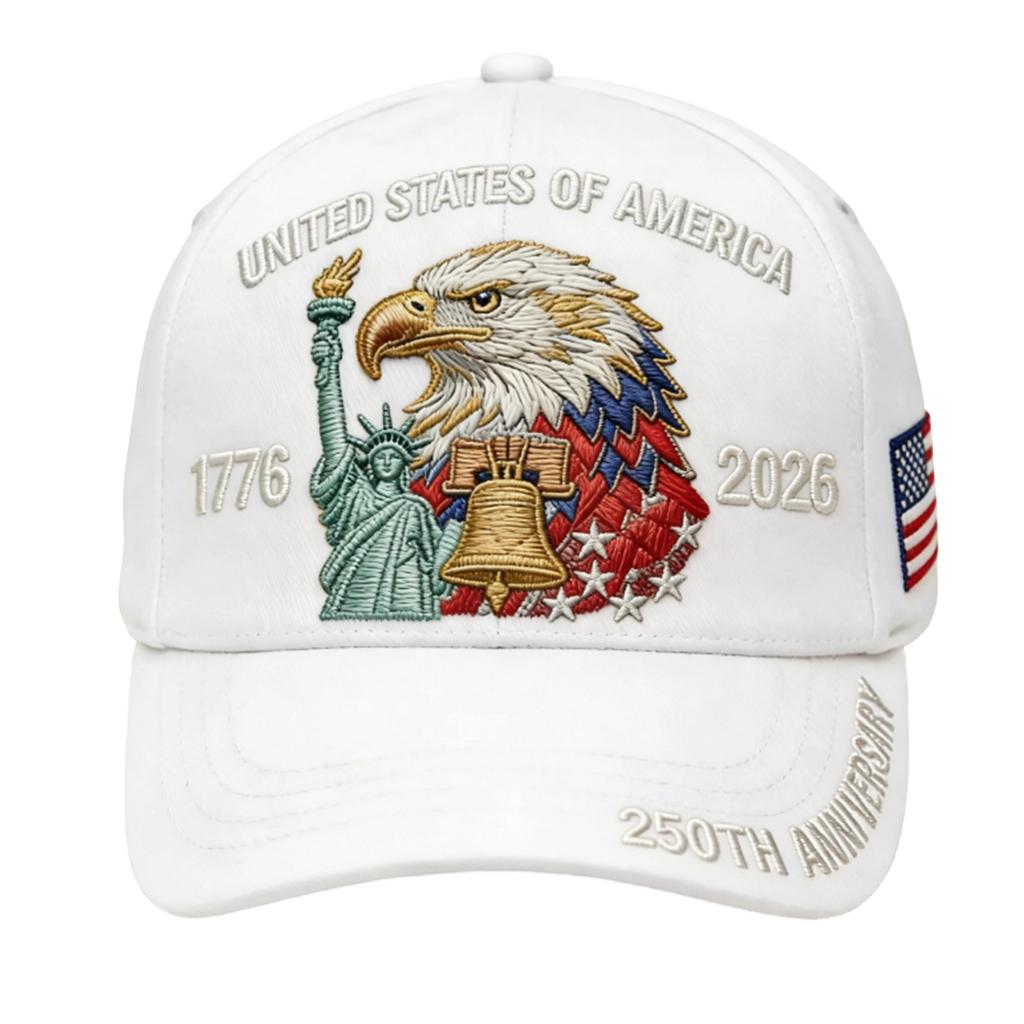 American Anniversary Commemorative Hat Printed Baseball Hat