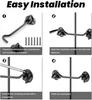 Heavy Duty Stainless Steel Window Wind Hook Extended Door Catch Latch for Sliding Door Fixing Home Repair and Window Hardware