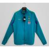 Men Women Retro Brazil Soccer Jersey Long Sleeve Training Jacket Breathable Loose Fit Running Fitness