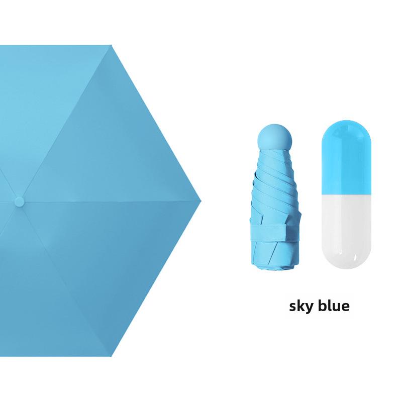 

Компактный женский зонт с золотым тиснением: Защита от ультрафиолета, портативный складной, для солнца и дождя Bare Umbrella