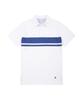 BROOKS BROTHERS Chest Stripe Vintage Polo Shirt (White/Blue) (Bbntmm8732Aem)