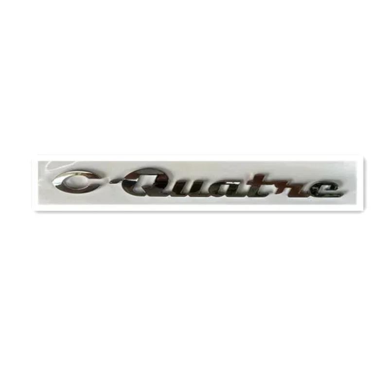 AJFJ2 For Citroën C4 C-QUATRE Sport ABS Chrome Emblem Badge OEM Style Front Rear Logo Replacement Accessories for 2008-2017 Models