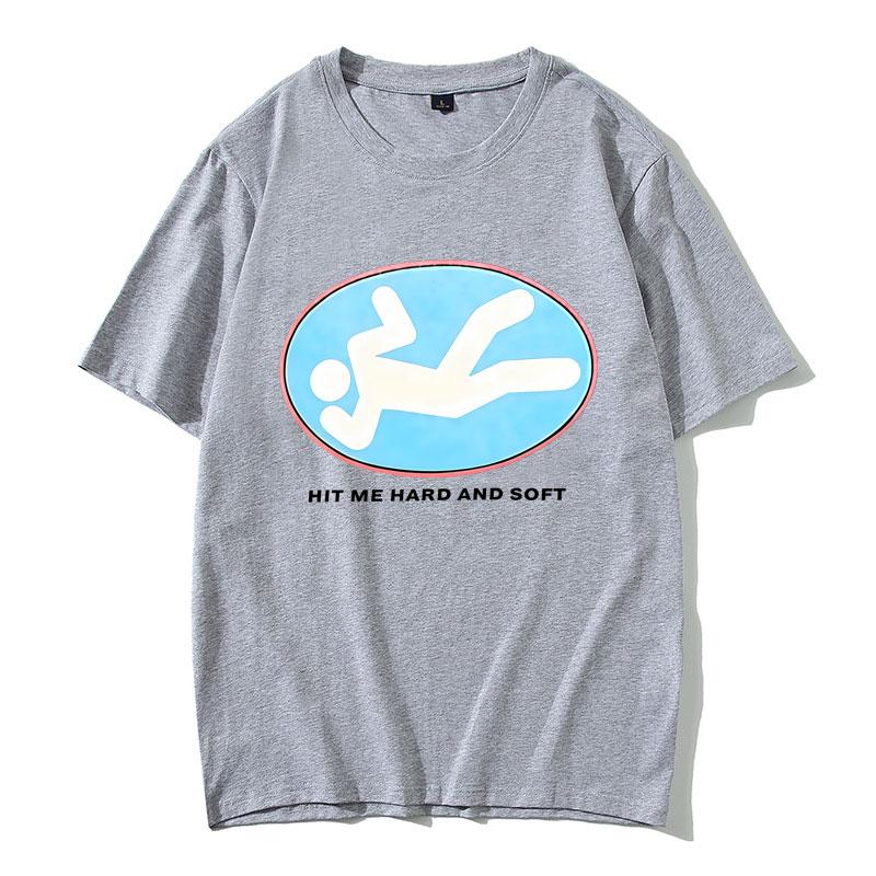 Hit Me Hard and Soft Tour T Shirts Men Fashion Pop Music Short Sleeve Tshirts Casual Cotton Oversized Tshirt Streetwear