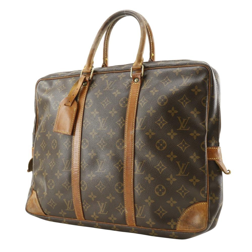 LOUIS VUITTON Porto Documan-Voyage Business bag M53361 Briefcase Brown Monogram canvas mens Used