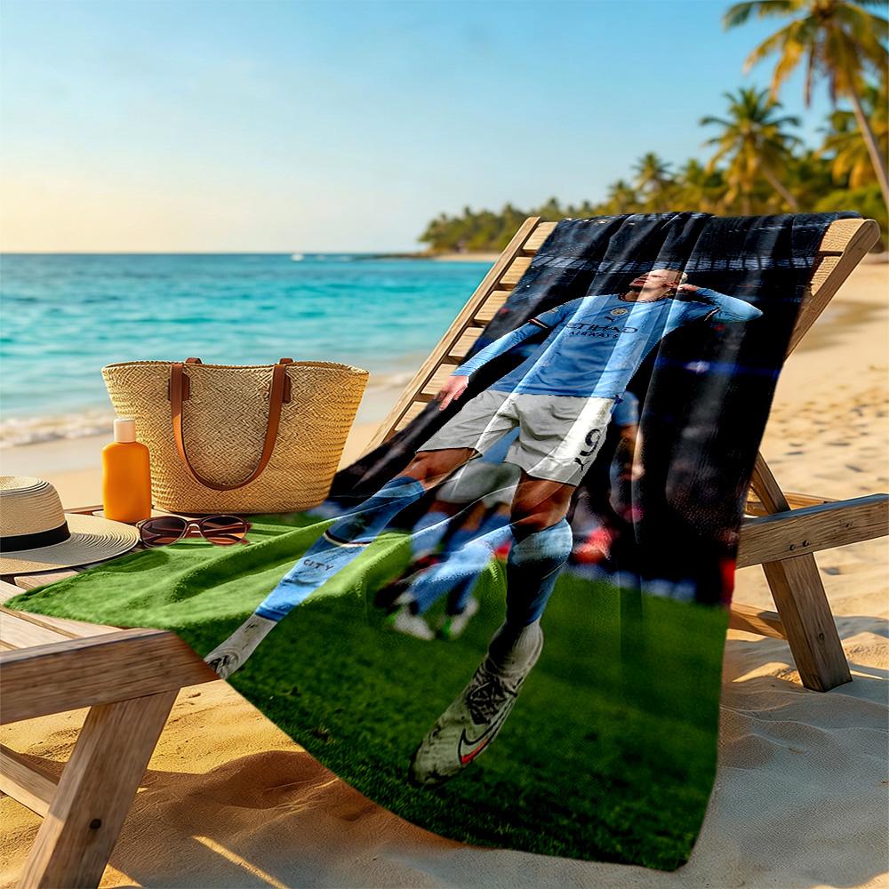 Haaland Beach Towel Quick-Dry Soft Microfiber Comfortable Lightweight
