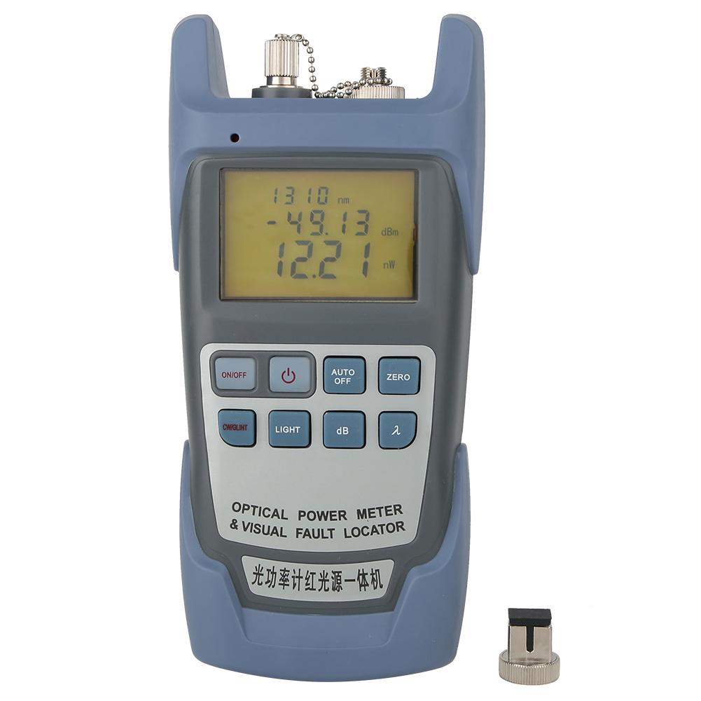 Handheld Fiber Optical Power Meter Visual Fault Locator Fiber Optic Cable Tester 70 + 10dB
