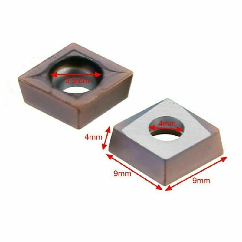 Langlebige Hartmetall-Wendeschneidplatten Fräser Drehmeißel-Set 10 Stück