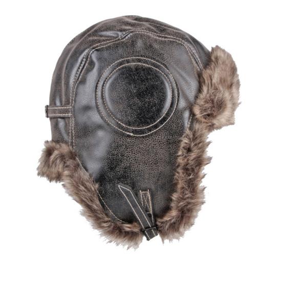 Men Winter Lei Feng Hat Thickened Plush Ear Protection Fuzzy Faux Fur Windoroof Waterproof Heat Retention Outdoor Skiing Skating Snowboarding Hataily