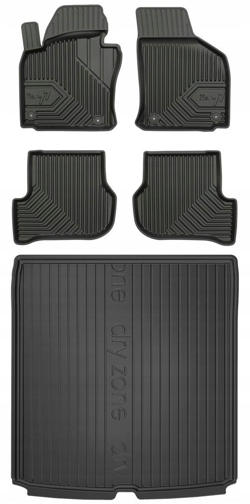 Set 77 Floor Mats And Mat Skoda Octavia 2 Kombi 2004-2013