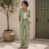 Women's Casual Two Piece Suit Set with and Pants for Everyday Fashion Look