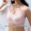 Ultratenká bezešvá sportovní podprsenka z ledového hedvábí - Dámská lehká, prodyšná, s podporou pro malá prsa