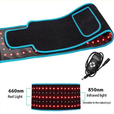650-850nm LED Rotlichttherapie Gürtel Tragbar Infrarot Warme Kompresse Phototherapie Therapiepad Haushaltsgerät für Physikalische Therapie