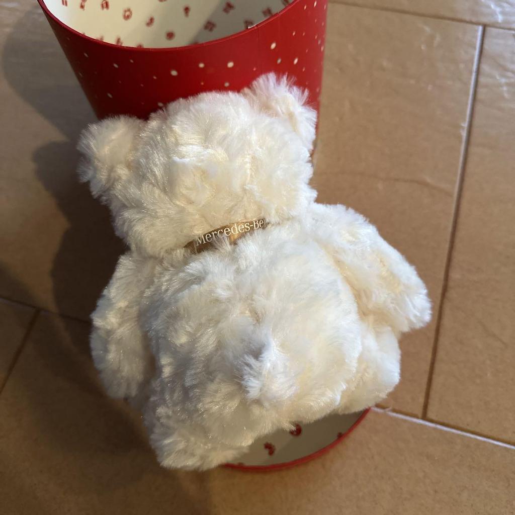 [USED] Mercedes Christmas Teddy Bear Plush Toy (Not for Sale)