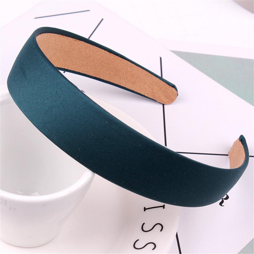 Elegant Solid Wide Headbands For Women Girls Fashion Satin Hair Bands Hairband Hoop for Korean Hair Accessories