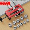 Adjustable Punch Positioning Guide Positioning Tool for Accurate Drilling in Aluminum Alloy and Metalwork Projects