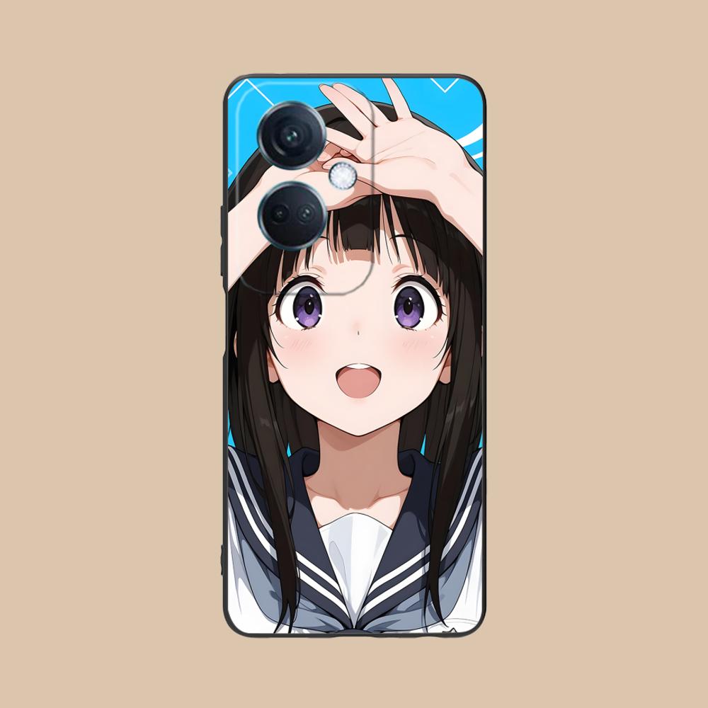 Hyouka Chitanda Matte TPU Mobile Phone Case for OPPO Reno 14 13 12 11 10 9 8 7 6 5 F T Pro 5G Colorful Printing Cover