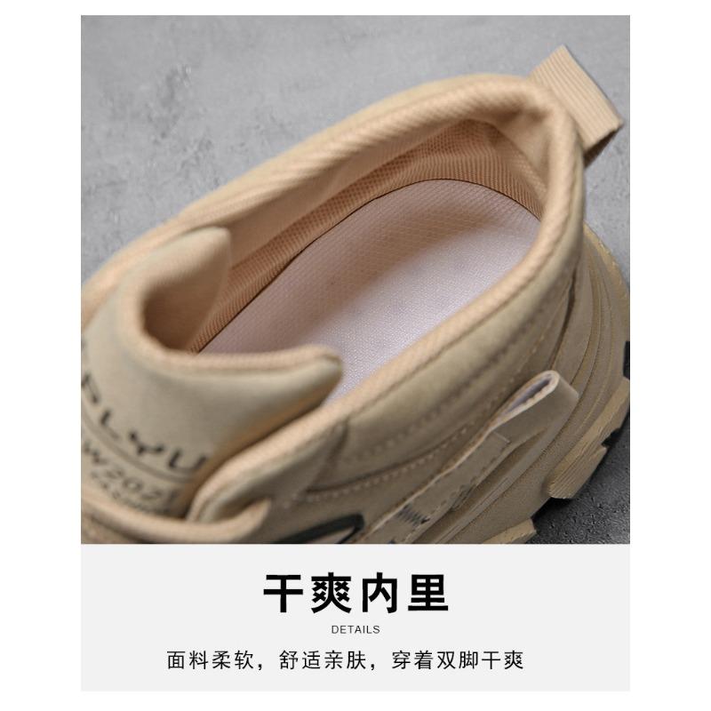 Men S High Top Waterproof Anti Slip Martin Boots For Spring Outdoor Work