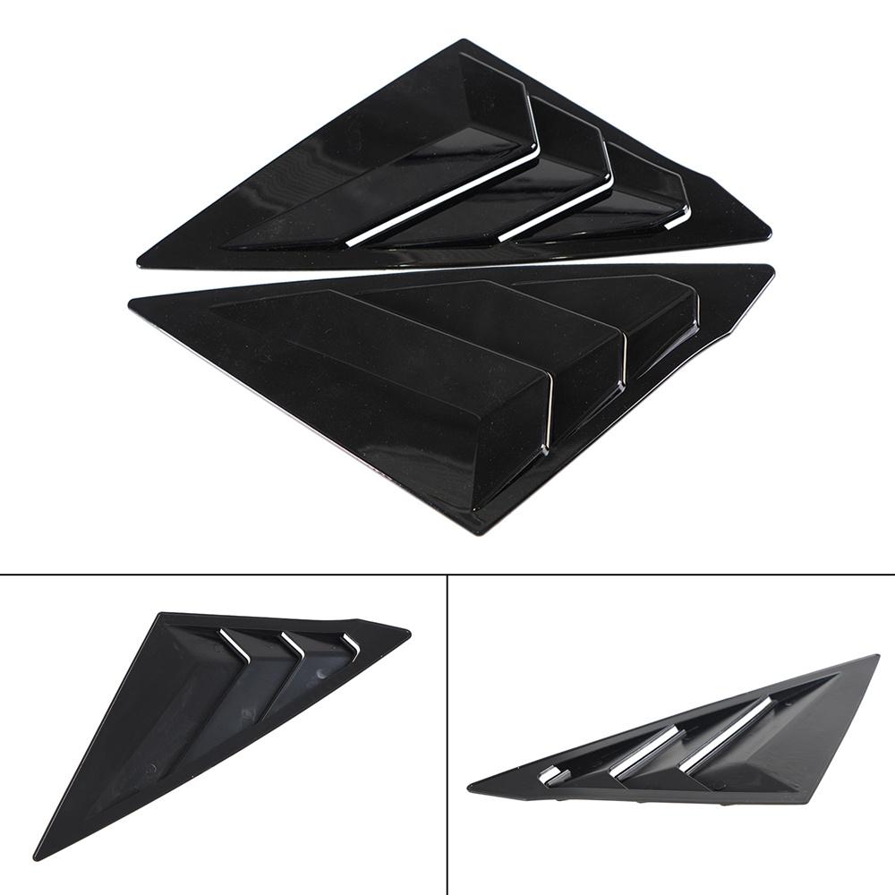 Glossy Black Side Vent Window Scoop Louver Cover Trim For Honda Civic 11th 2022