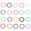 Colorful Open Jump Rings for DIY Jewelry Making - Round Single Loop Iron Rings for Beading Bracelets