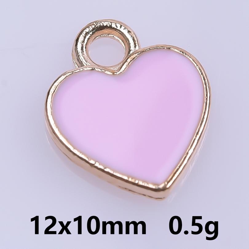 Rosa Liebe Mädchen Accessoires Emaille Großhandel Anhänger Für Schmuckherstellung Zubehör Mond/Blume/Schmetterling Anhänger Charm DIY Ohrring Basteln