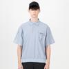 Henry Stuart Men'S Woven Anorak Polo Shirt Blue