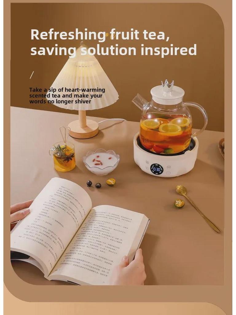 Multifunkční skleněná konvice na čaj: Kompaktní design pro domácnost nebo kancelář