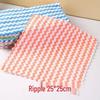 Cationic Coral Fleece Absorbent Waffle Dishcloth - Non-Stick Oil Kitchen Cleaning Cloth