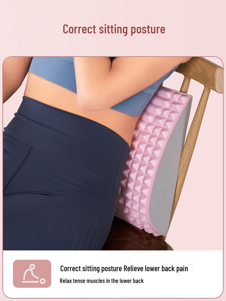 Lumbar Soother: Yoga Waist Stretcher & Back Support Massager