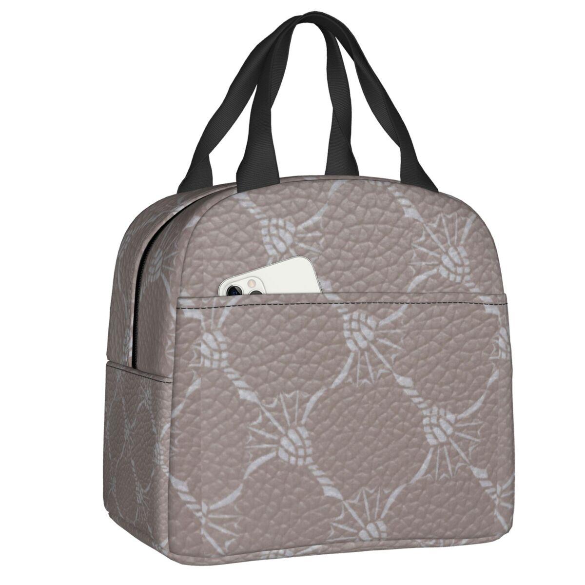 Custom J-joops Patten Lunch Bag Women Cooler Thermal Insulated Lunch Box for Kids School One Size