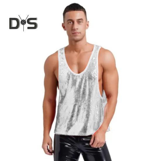 

Мужской жилет с круглым вырезом без рукавов свободного кроя, однотонные топы-майки, быстросохнущие, универсальные, в уличном стиле, повседневная одежда L белый