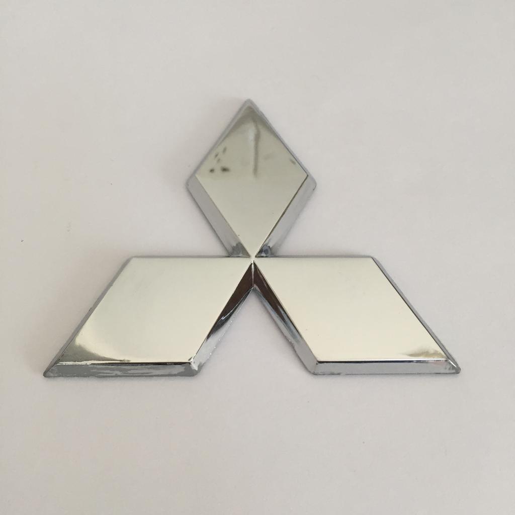 1pcs 3D ABS for Mitsubishi LANCER OUTLANDER car emblem front hood badge Rear tail Trunk sticker Decal styling auto Accessories