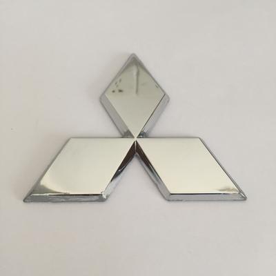 1pcs 3D ABS for LANCER OUTLANDER Car Emblem Front Hood Badge Rear Tail Trunk Sticker Decal Styling Auto Accessories UG2