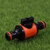 1Pc 16Mm Equal Garden Hose Shut Off Valve Fitting Plastic Tubing Tap Adapter Quick Joint For Watering Irrigation Car Wash